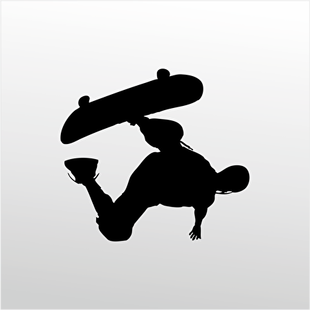 Folyo Sticker Kaykaycı