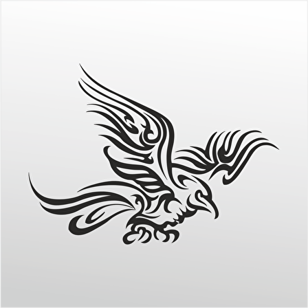 Folyo Sticker Kuş Deseni