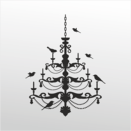 Folyo Sticker Kuş Deseni