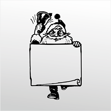 Folyo Sticker Noel Baba