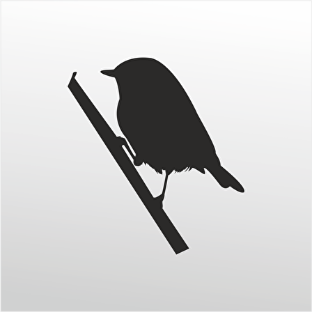 Folyo Sticker Serçe