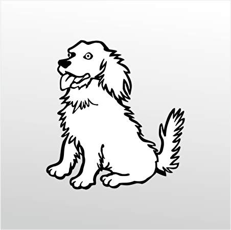 Folyo Sticker Sevimli Köpek