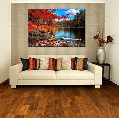 Göl Manzarası Kanvas Tablo