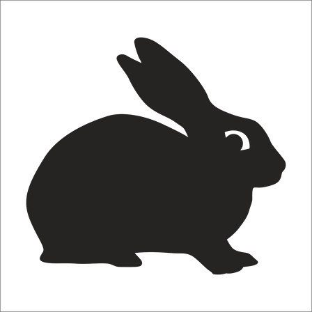 TAVŞAN FOLYO STİCKER