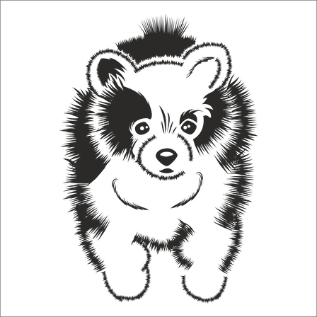 YAVRU KÖPEK FOLYO STİCKER