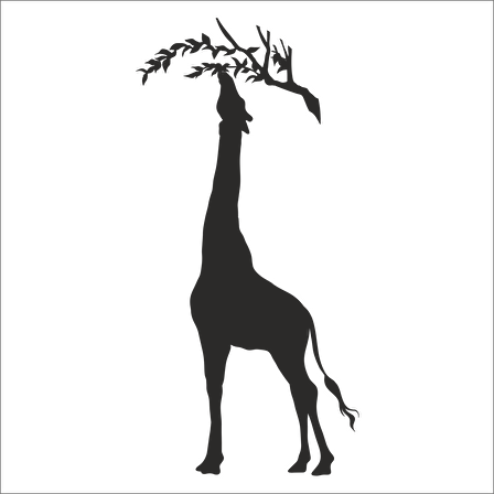 ZÜRAFA FOLYO STİCKER