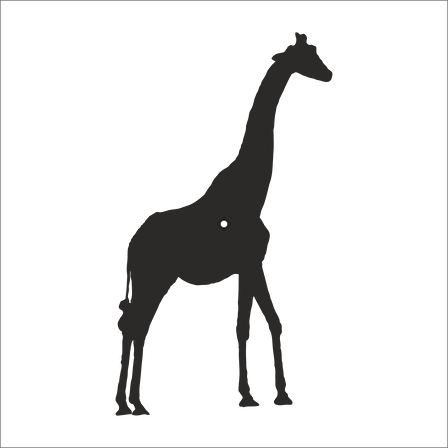 ZÜRAFA FOLYO STİCKER