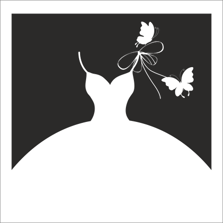 GELİNLİK  FOLYO STİCKER