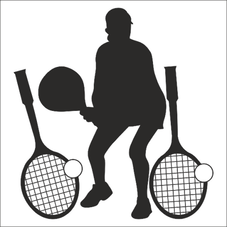 TENİSCİ FOLYO STİCKER