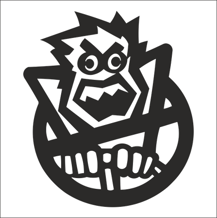 TRAFİK CANAVARI FOLYO STİCKER