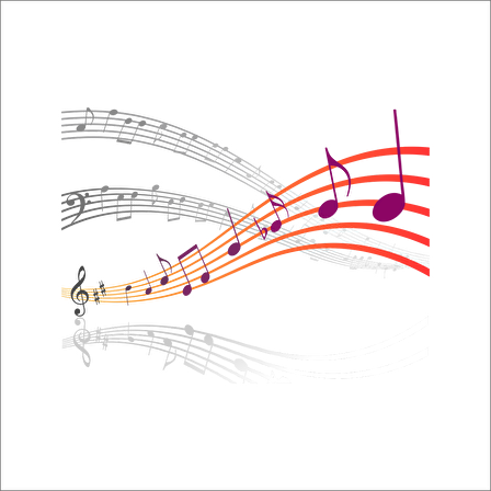 MÜZİK NOTASI FOLYO STİCKER
