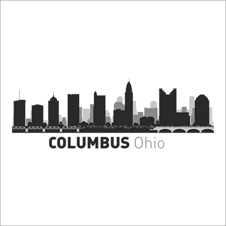 COLUMBUS OHİO FOLYO STİCKER