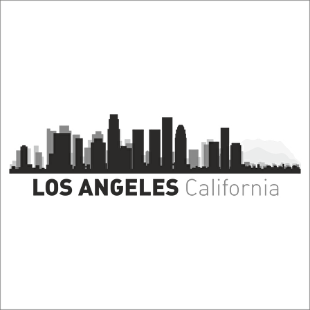 LOS ANGELES FOLYO STİCKER