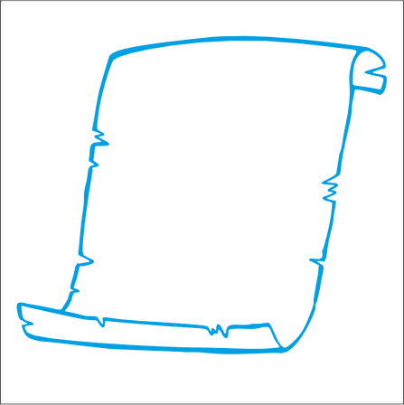 YAZI ALANI FOLYO STİCKER