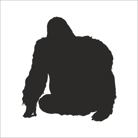 GORİL  FOLYO STİCKER