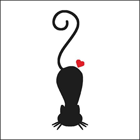 KALPLİ KEDİ FOLYO STİCKER