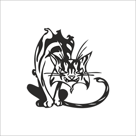 KEDİ  FOLYO STİCKER