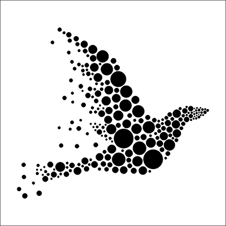 KUŞ DESENİ  FOLYO STİCKER