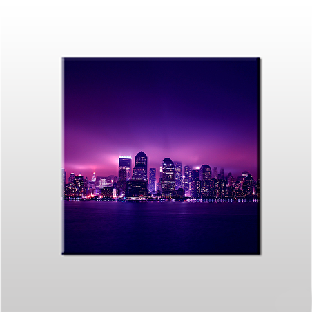 Gökyüzü Mor  Kanvas Tablo