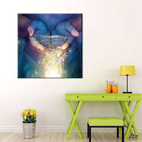 Su Portre Kanvas Tablo