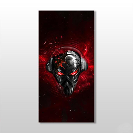 Metal Kafa Kanvas Tablo