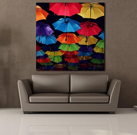 RENKLİ ŞEMSİYELER