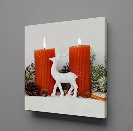 İKİLİ TURUNCU MUM