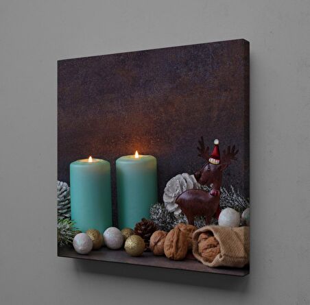 İKİLİ SU YEŞİLİ MUM