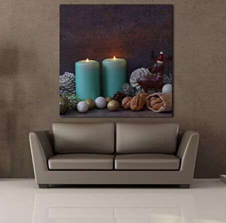 İKİLİ SU YEŞİLİ MUM