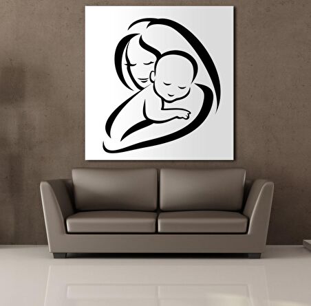 BEBEĞİNE SARILAN ANNE