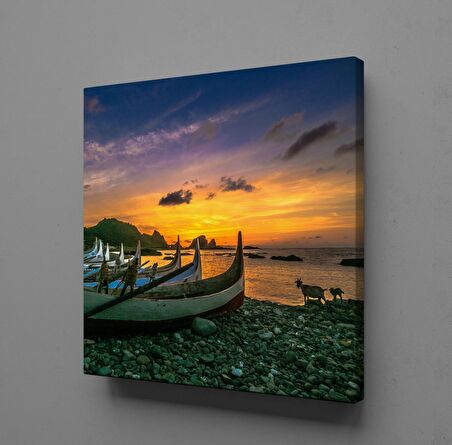 SAHİLDEKİ KAYIKLAR