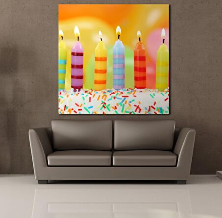 RENKLİ PASTA MUMLARI