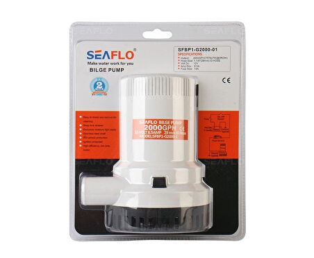 Seaflo SR12210 Sintine Pompası 12V 2000 gph SFBP1-G2000-01