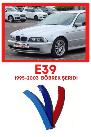 5 Serisi E39 1995-2013 3 Renk M Stil Panjur Böbrek Şeridi