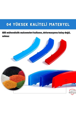 5 Serisi E39 1995-2013 3 Renk M Stil Panjur Böbrek Şeridi