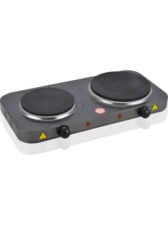 MİNİSAN İKİLİ PLEYT OCAK 2500W KAMO OFİS MUTFAK ELEKTRİKLİ OCAK