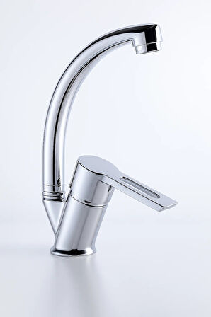 Defne Mix Kuğu Lavabo Bataryası Çift Su Girişli Garantili