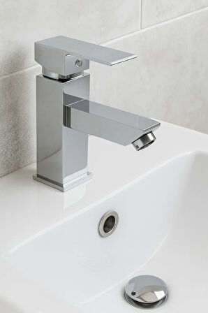 Riva Lavabo Bataryası Musluğu Çift Su Girişli Garantili