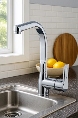 Defne Mix Kuğu Mutfak Evye Bataryası