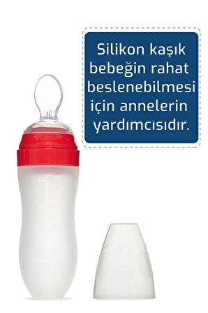 7509 Silikon Kaşıklı Biberon 120 Ml