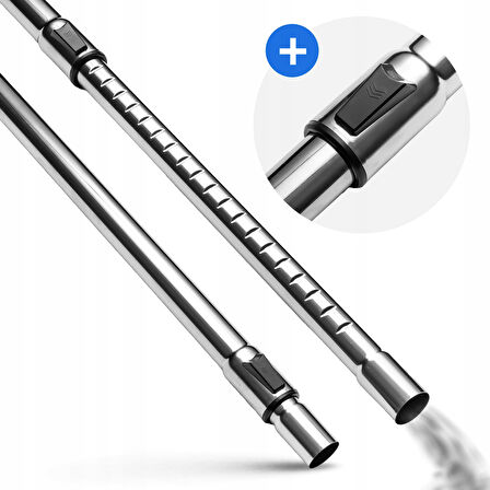 srfn ticaret  KARCHER WD2/WD3/WD4/WD/WD6 Teleskopik Çelik Süpürge Borusu - 35 mm