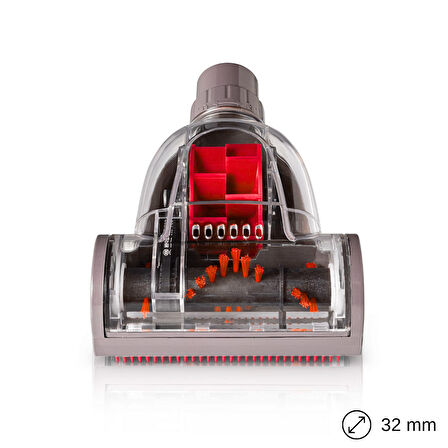 srfn ticaret Mini Turbo Elektrikli Süpürge Süpürücü Başlığı - (32MM Çap)