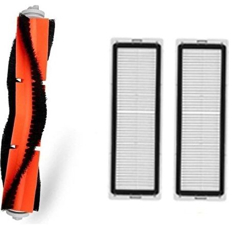 Srfn Ticaret Xiaomi Mijia 1c Vacuum Mop Seti: 2 Adet Hepa Filtre - 1 Adet Ana Fırça