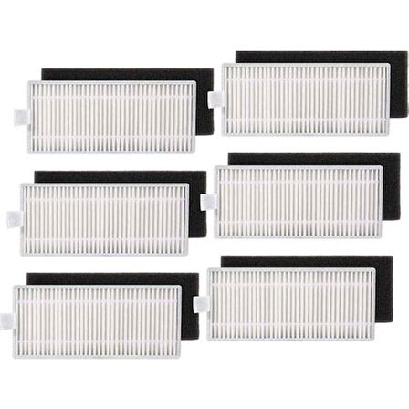 Srfn Ticaret Anker Uyumlu Eufy Robovac 11S - 12 - 15C - 15T - 30 - 30C - 35C - Filtre Seti (6 Adet)