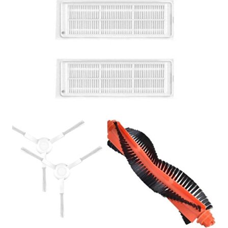 Srfn Ticaret Xiaomi Mi Robot Vacuum Mop Pro STYJ02YM Robot Süpürge Uyumlu Yenileme Seti 5 Parça Uyumlu Set