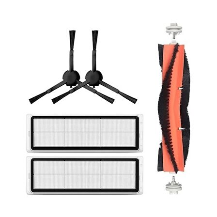 Srfn Ticaret Xiaomi Mop Pro 2+3d Uyumlu Yedek Mopsuz Fırça Hepa Filtre Seti