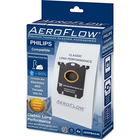 Srfn Ticaret Aeroflow Volta Toz Torbası 4'lü