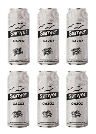 Sarıyer Karışık Meyve Aromalı Gazoz 330 Ml X 6 Adet