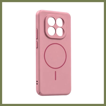 Bezos Redmi Note 15 Pro 4G Uyumlu Mika PC Magsafe Kapak - Pembe SRH
