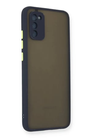Bezos Samsung Galaxy A03S Uyumlu Kılıf Montreal Silikon Kapak - Lacivert SRH